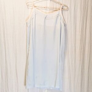 A Pea in the Pod Sleep Sm Light Blue Maternity Nightgown Adjustable Breastfeed